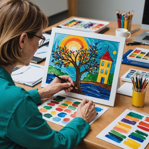 Quels sont les avantages de l'utilisation de la thérapie par les arts pour les patients atteints de troubles de l'humeur?